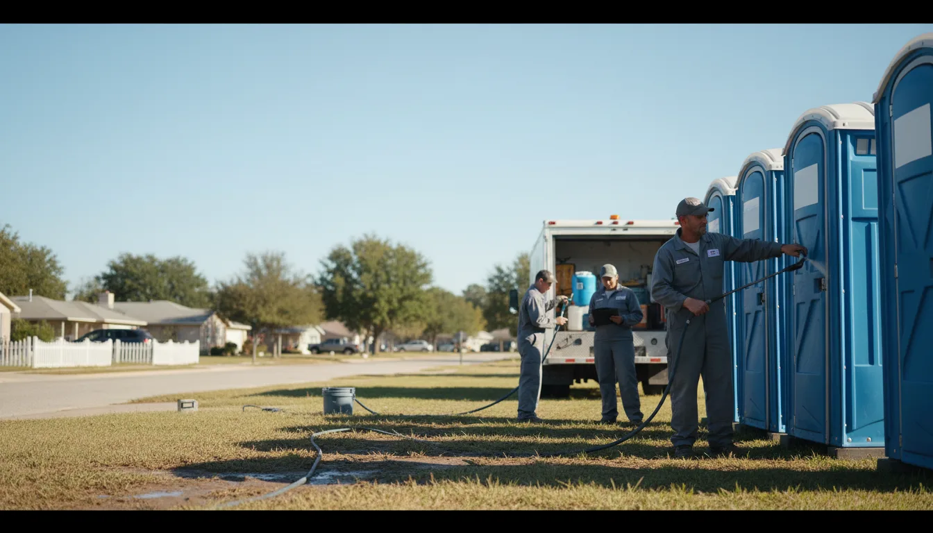 Long-Term Portable Toilet Rental in Meadow, TX near me